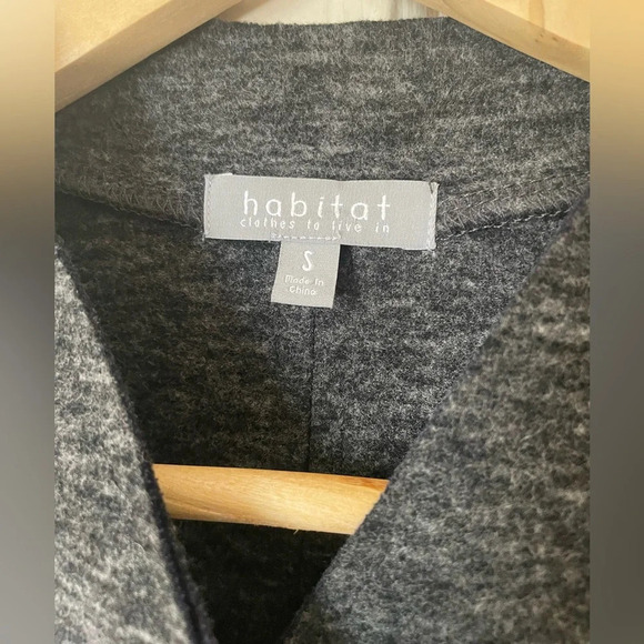 Habitat Snap Jacket Cardigan Blue & Grey Size Small - Picture 3 of 15